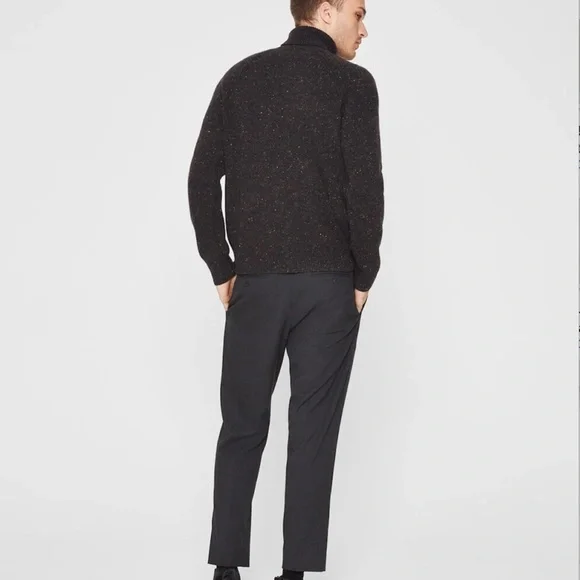 Textured Elasticated Trouser - New With Tags - NEVER WORN - Black Multi